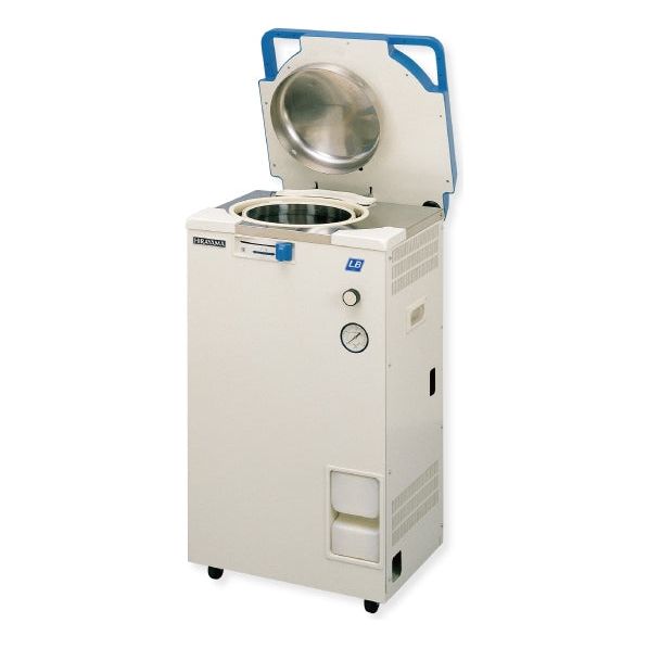 Load image into Gallery viewer, Light Gray Hirayama HICLAVE HVE-50 Economical Floor-Standing Autoclave, 50L, 120V
