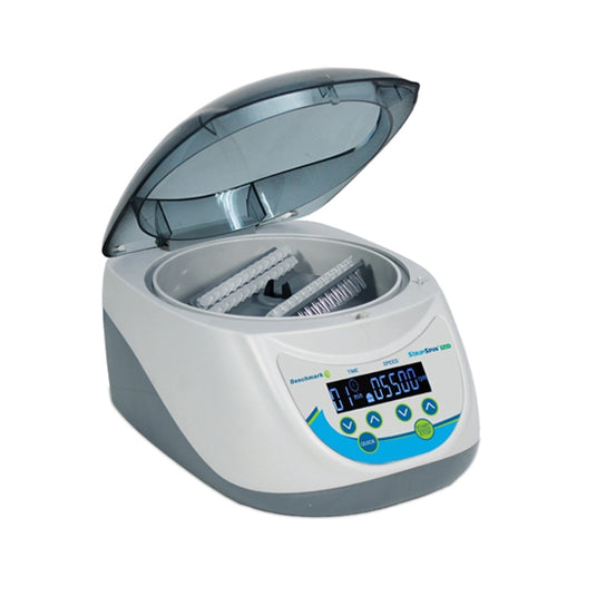 Dark Gray Benchmark C2248 StripSpin 12D Digital Mini Centrifuge w/ PCR Strip Rotor