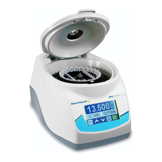 Light Gray Benchmark C2417 MC-24 High Speed Microcentrifuge w/ COMBI-Rotor