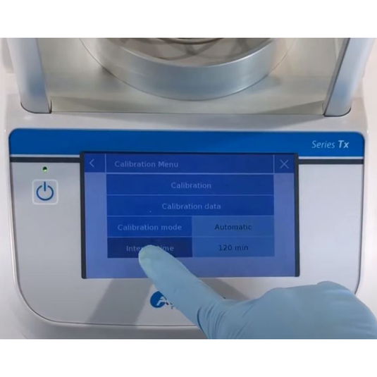 Light Slate Gray Accuris W3002A-120 Analytical Balance, series Tx, Internal Calibration w/ Touch Screen, 62g/120g, 0.00001 grams