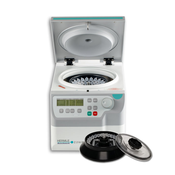 Gray Z216 with COMBI-Rotor 24 x 1.5/2.0 and 4 x PCR strips