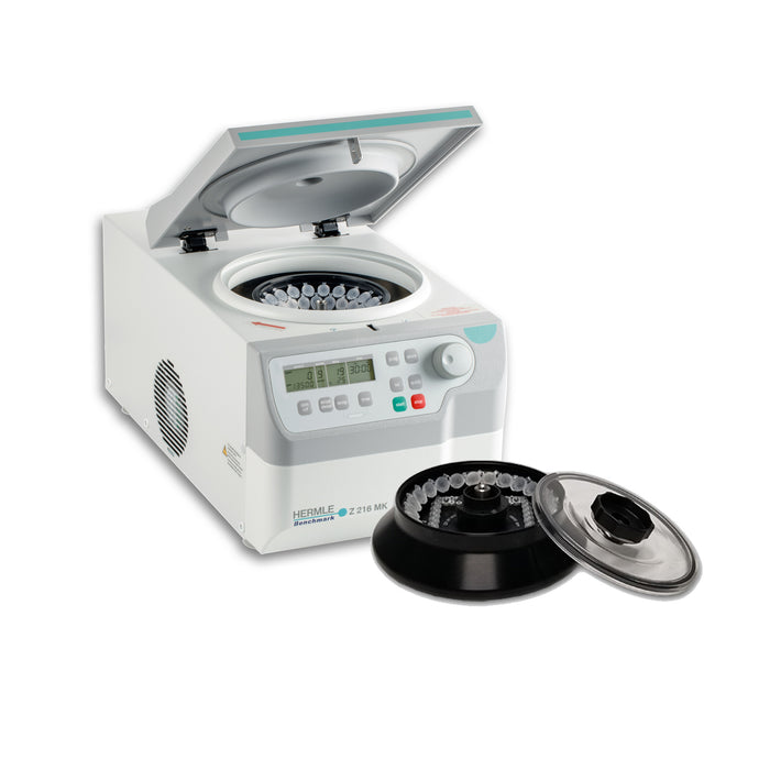 Light Gray Z216-MK with COMBI-Rotor 24 x 1.5/2.0 and 4 x PCR strips