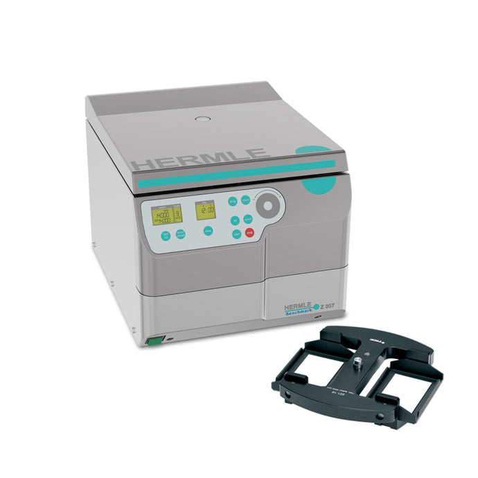 Dark Gray Z307 Deepwell Microplate Bundle with 2 x 3 microplate rotor
